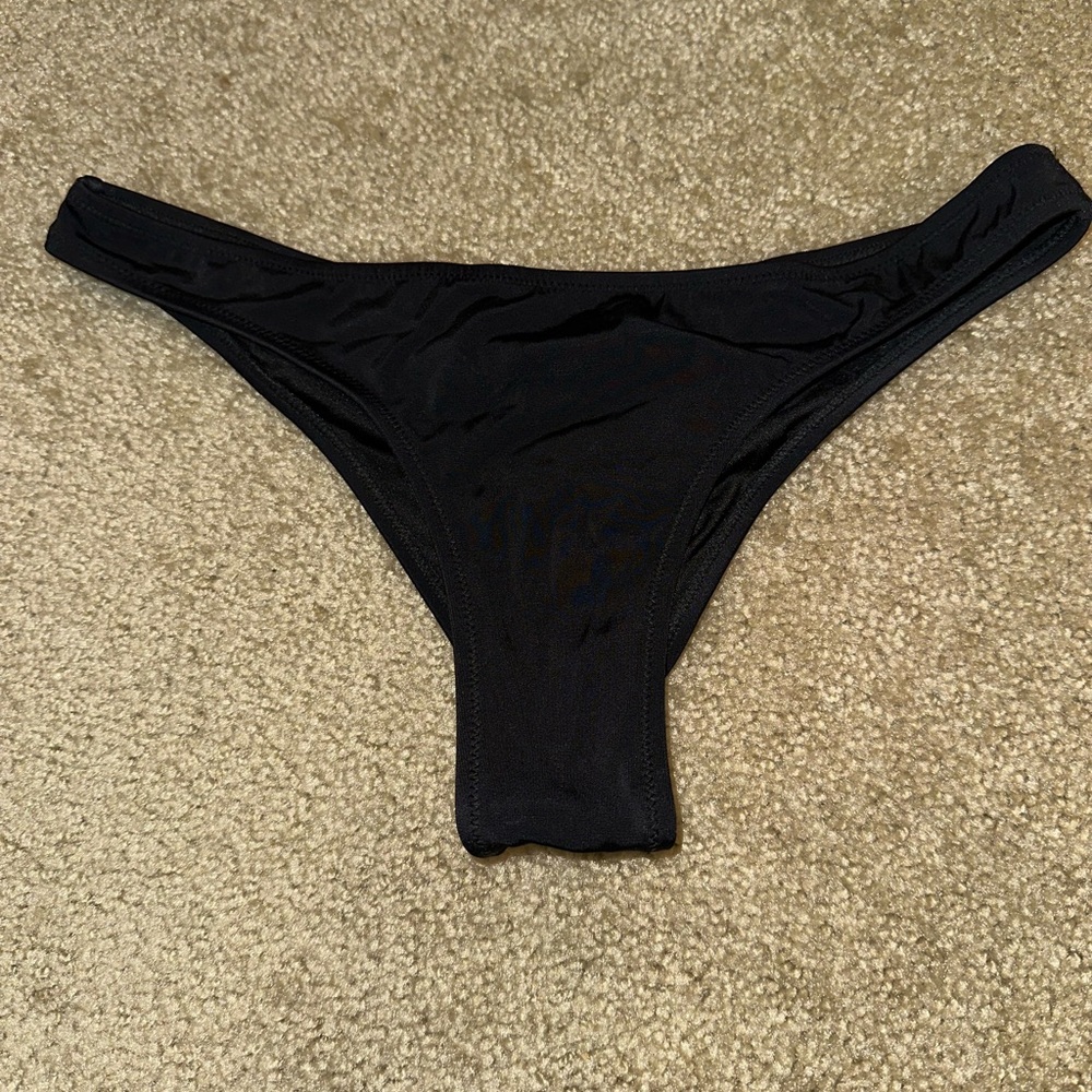Victoria's Secret Black Brazilian Swim Bottom